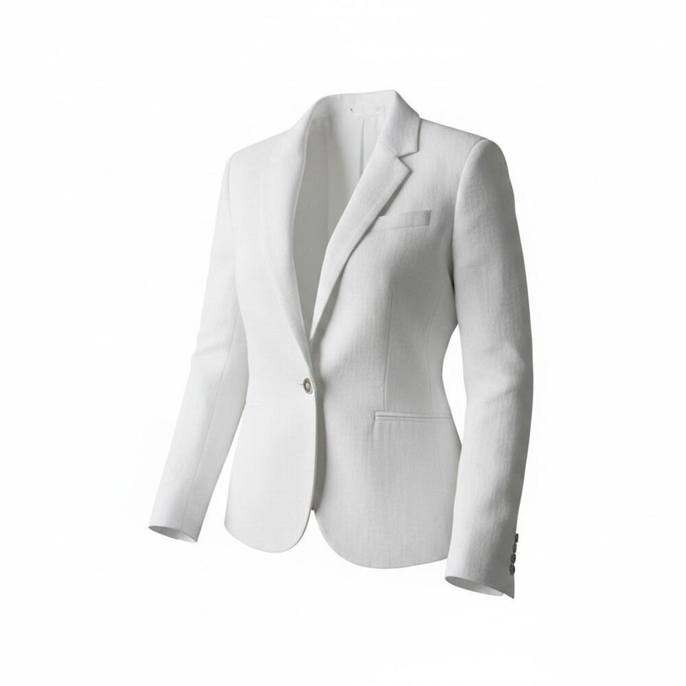 Jcrew Campbell blazer in linen White G3957 SZ 4